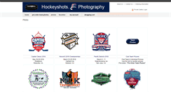 Desktop Screenshot of hockeyshots.net