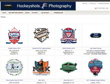 Tablet Screenshot of hockeyshots.net